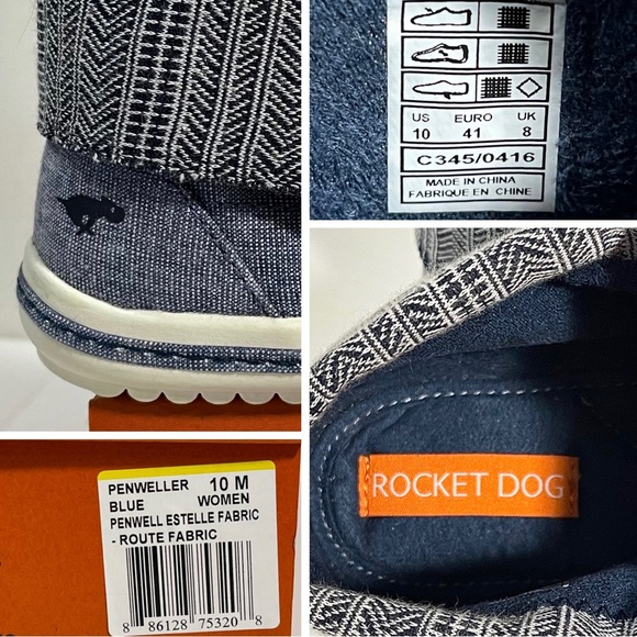 Rocket Dog Penwell Convertible High Top/Low Top
Fold Down Collar Canvas Sneaker - Picture 16 of 16